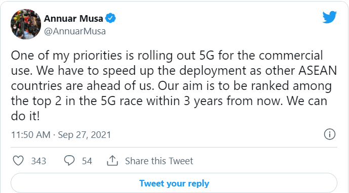 Annuar Musa Tweet