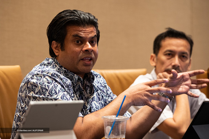 Digital Nasional Bhd chief operating officer Dushyan Vaithiyanathan says DNB will continue to use existing fibre, towers, and service providers to put its equipment on existing infrastructure. – ALIF OMAR/The Vibes pic, November 10, 2021